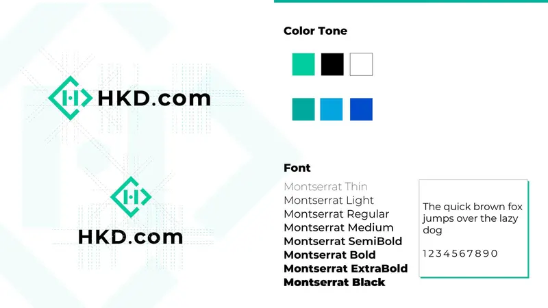 HKD.com Rebrand — Logo & Typography