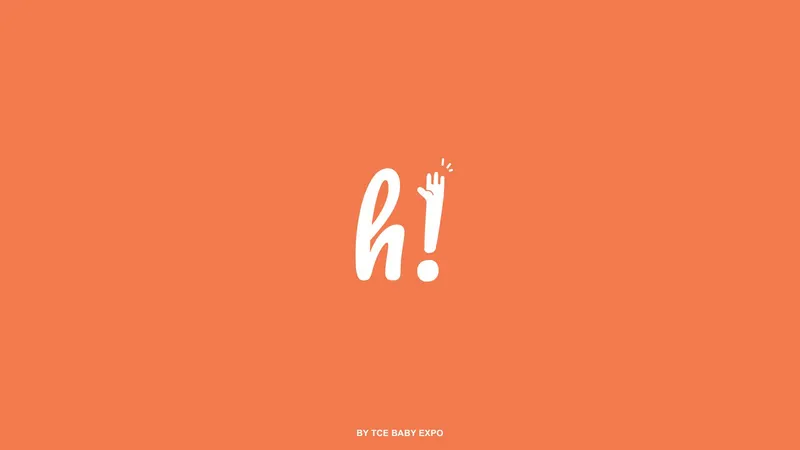 Yhello Box logo mark, a handwritten h with a waving-hand exclamation mark on orange